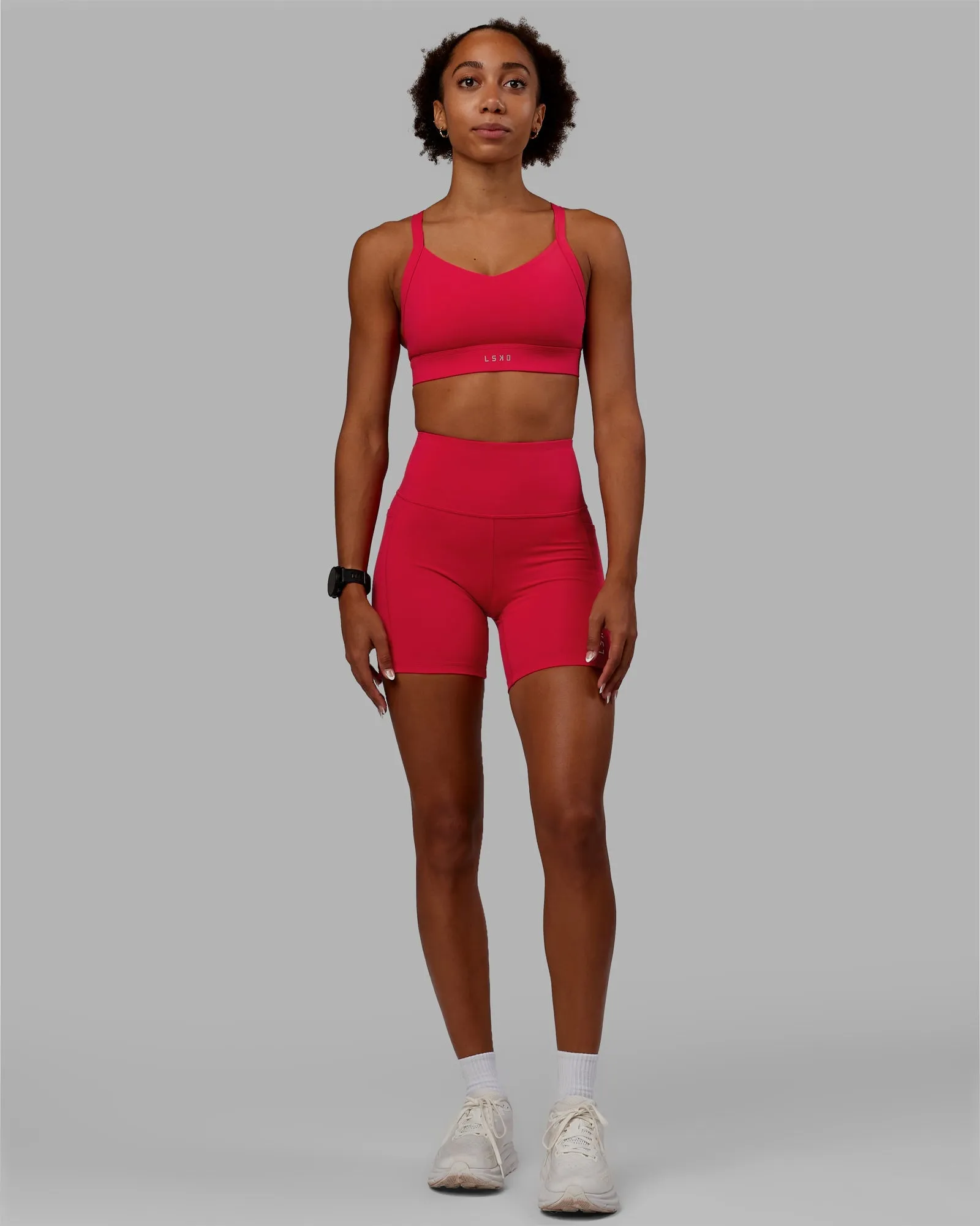 Interval Sports Bra - Scarlet