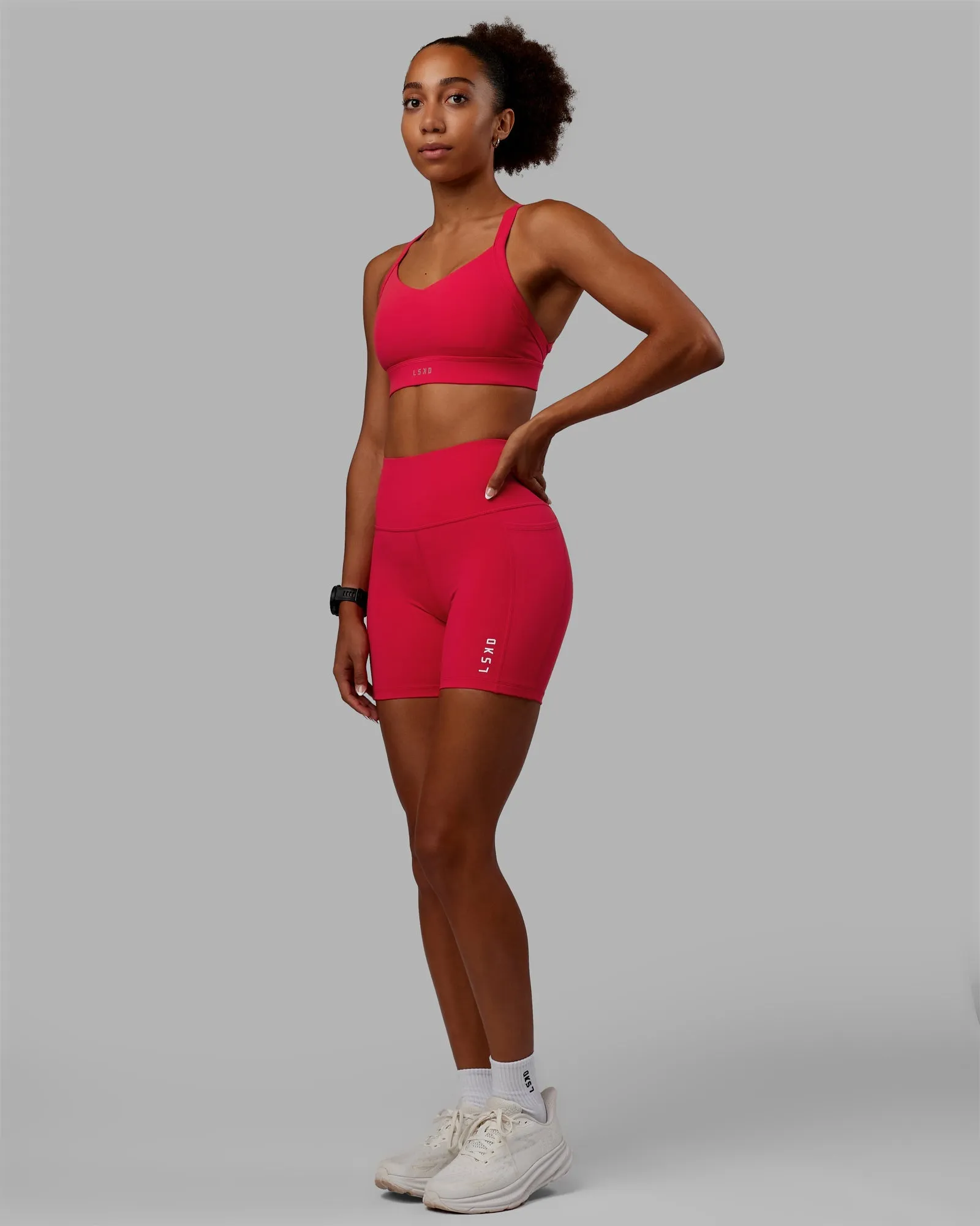 Interval Sports Bra - Scarlet