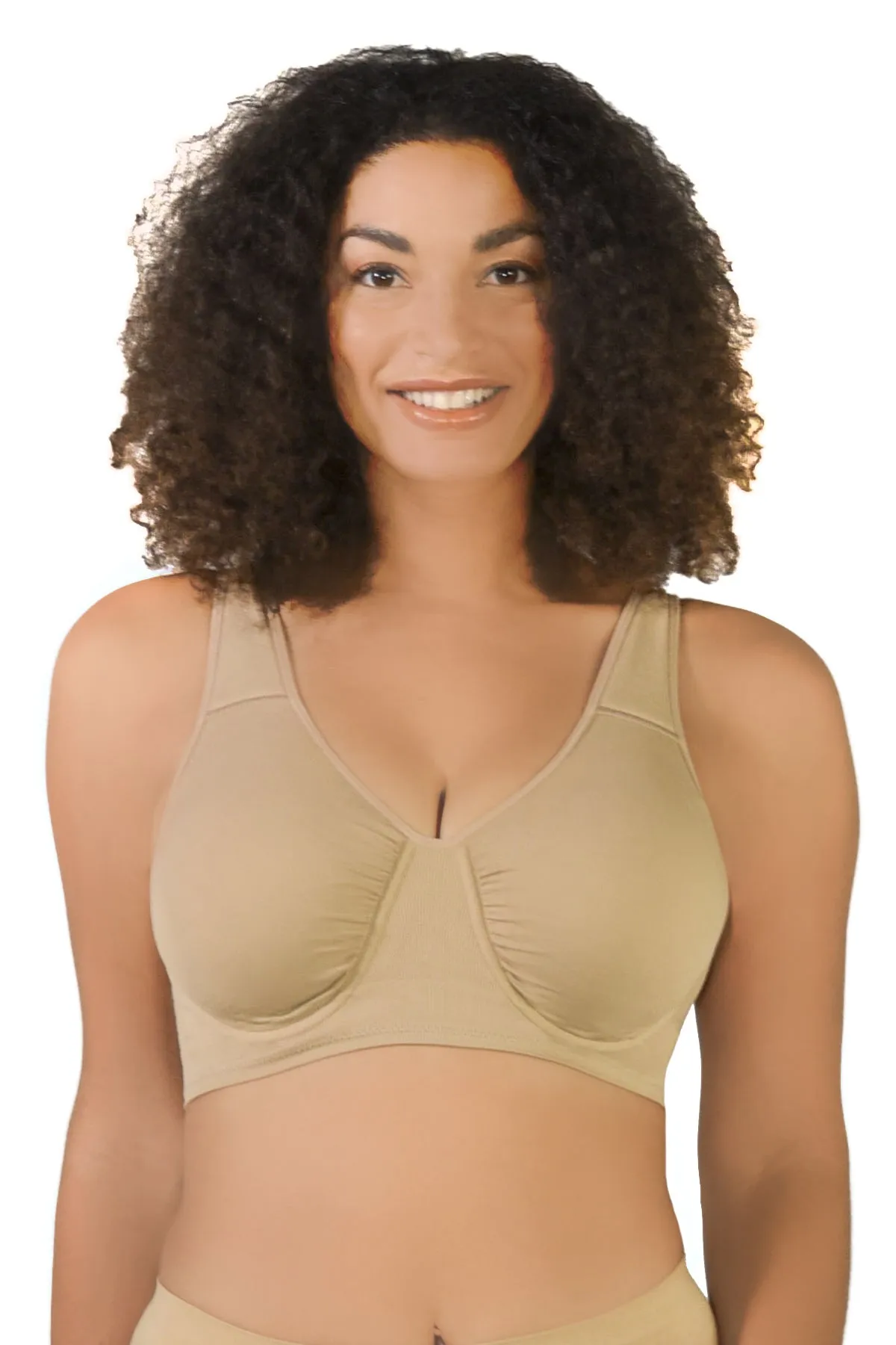 Jacquard Seamless Underwire Bra with Removable Pads