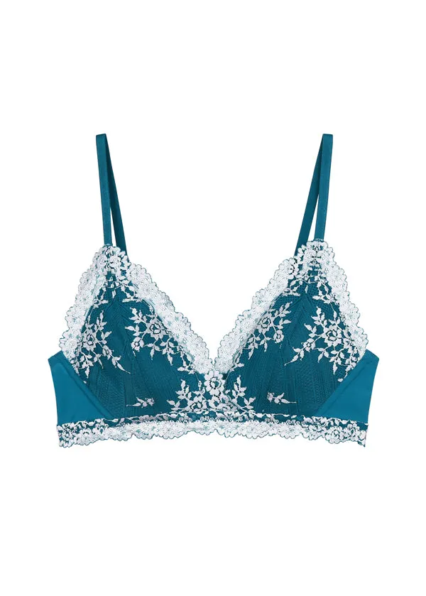 JASMINE Lace Wireless Molded Cup Plunge Bra