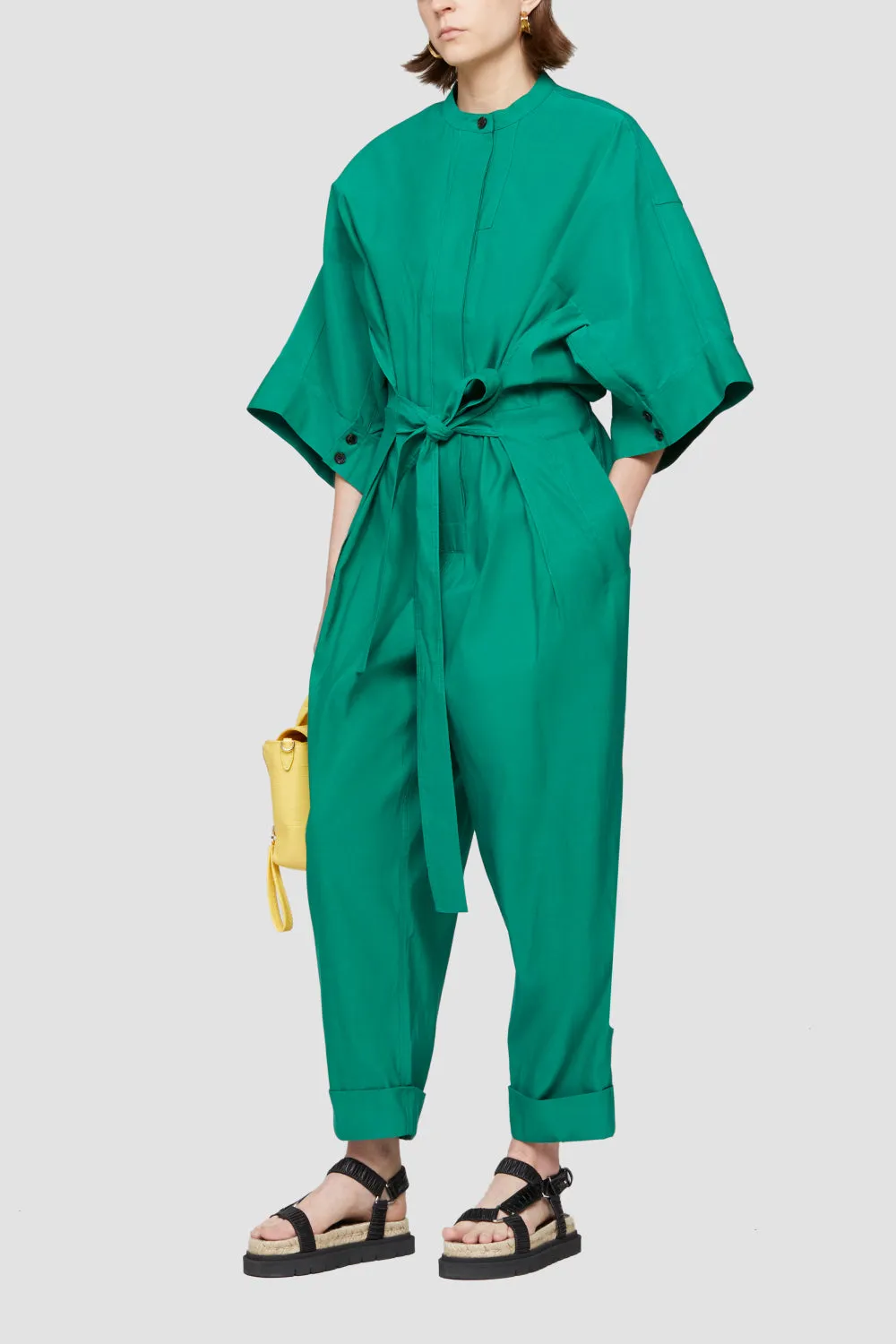 Jumpsuit W Smocked Waistband