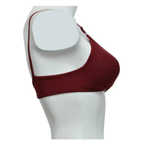 Ladies Seamless Bra Comfy Matching Seamless Stretchable Cotton T-Shirt Bra-Shapewear. Pk