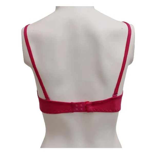 Ladies Seamless Bra Comfy Matching Seamless Stretchable Cotton T-Shirt Bra-Shapewear. Pk