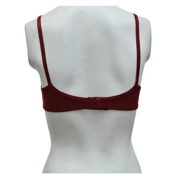 Ladies Seamless Bra Comfy Matching Seamless Stretchable Cotton T-Shirt Bra-Shapewear. Pk