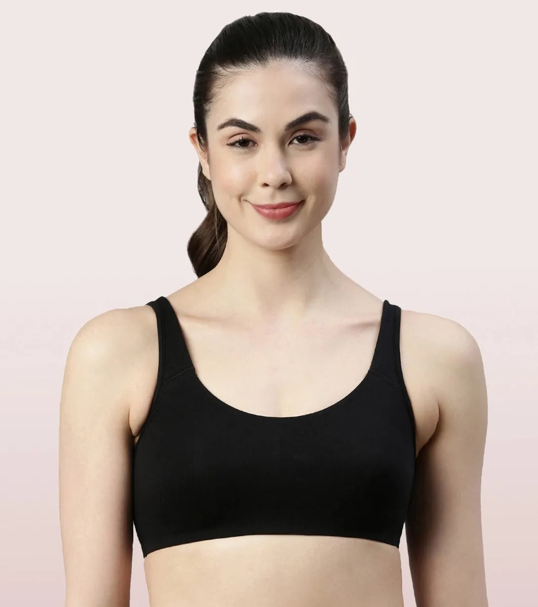 Low Impact Cotton Bra