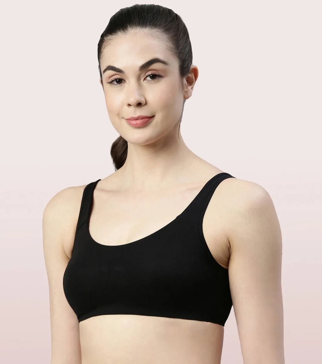 Low Impact Cotton Bra