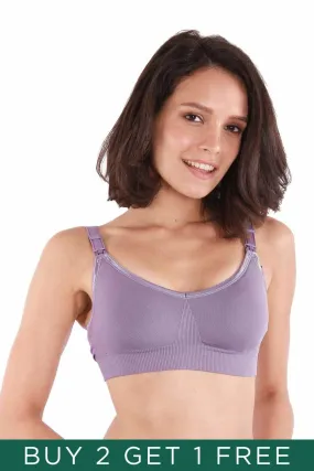 Marissa Seamless Nursing Bra Lilac