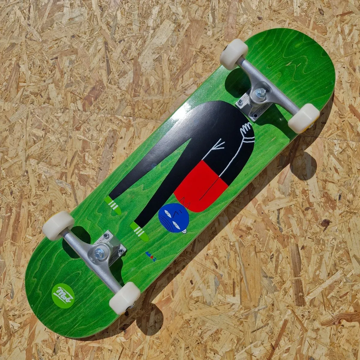 Mob Skateboards Perspective green 8.375 Complete