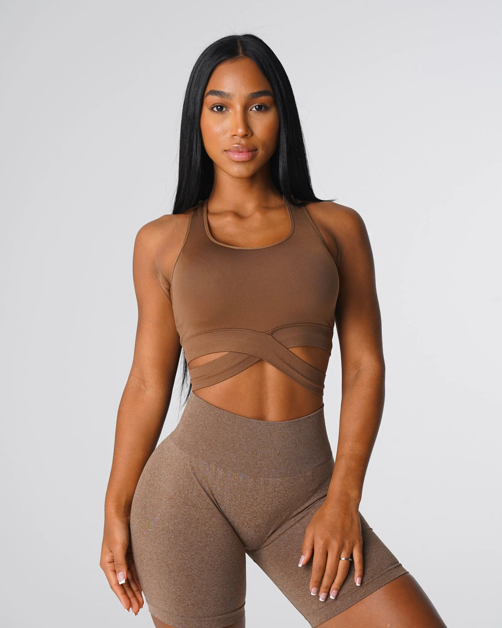 Mocha Sculpt Seamless Bra Top