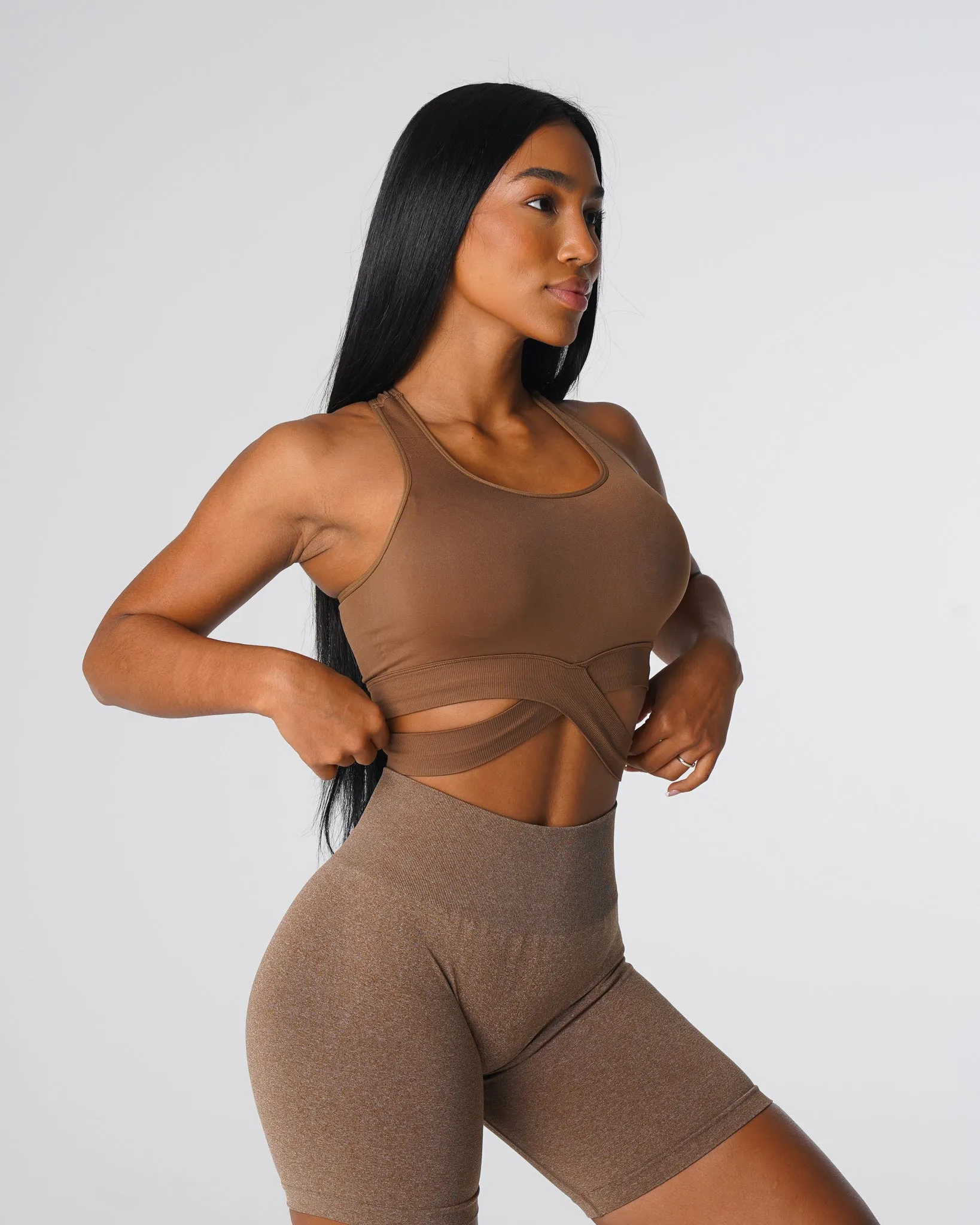 Mocha Sculpt Seamless Bra Top