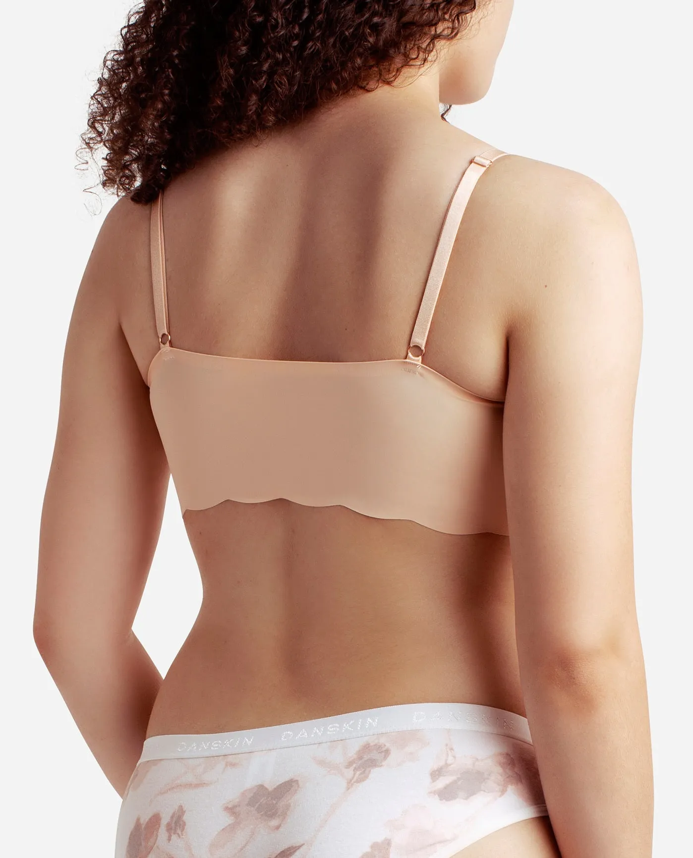 Nude Rose Multi 3-Pack Laser Pullover Bra With Scallop Edge