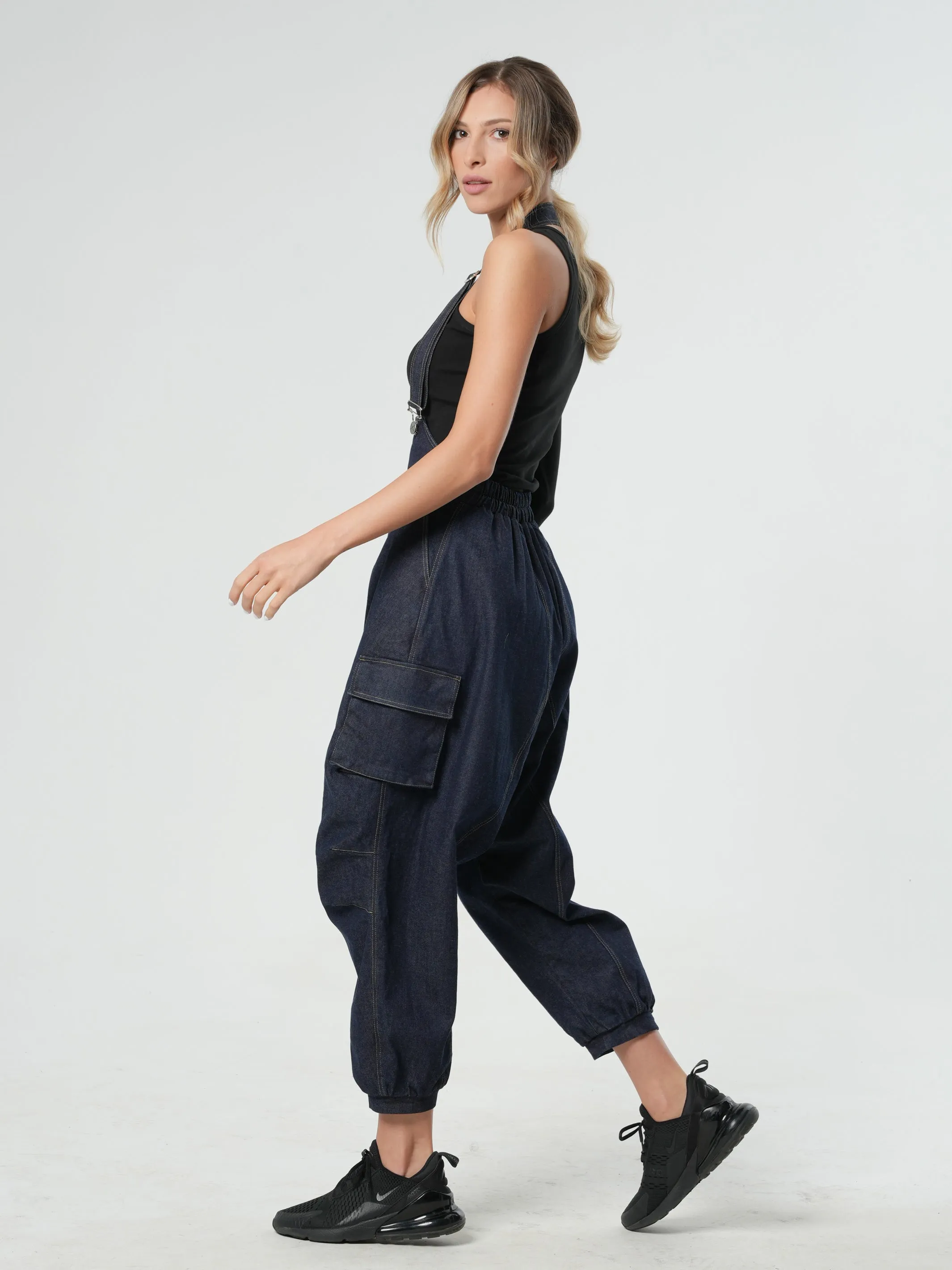 Oversized Denim Jumpsuit