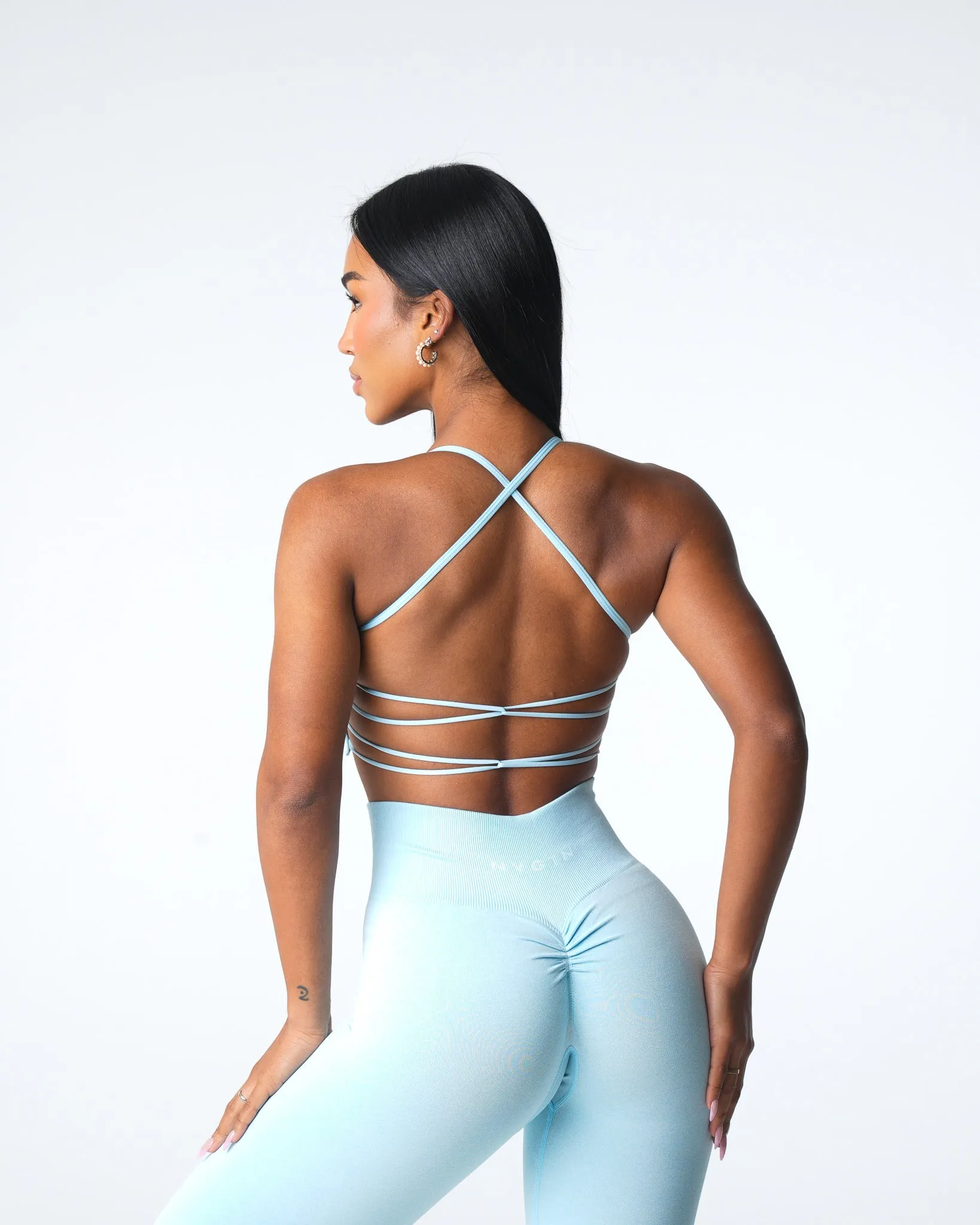 Pastel Blue Invincible Seamless Bra