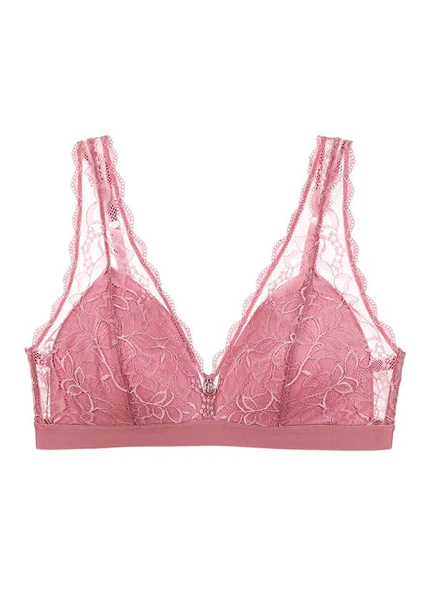 PEARL Lace Wireless Plunge Bra