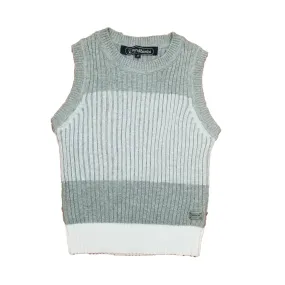 Perdibimbi - 3 Tone Ribbed Knit Vest          | Style 6