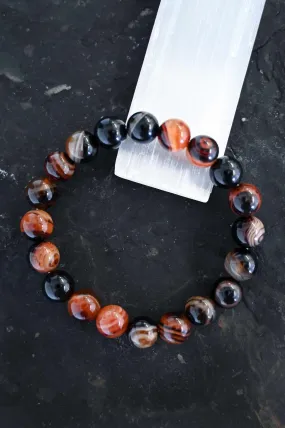 Perspective Is Everything Brown Agate Bracelet