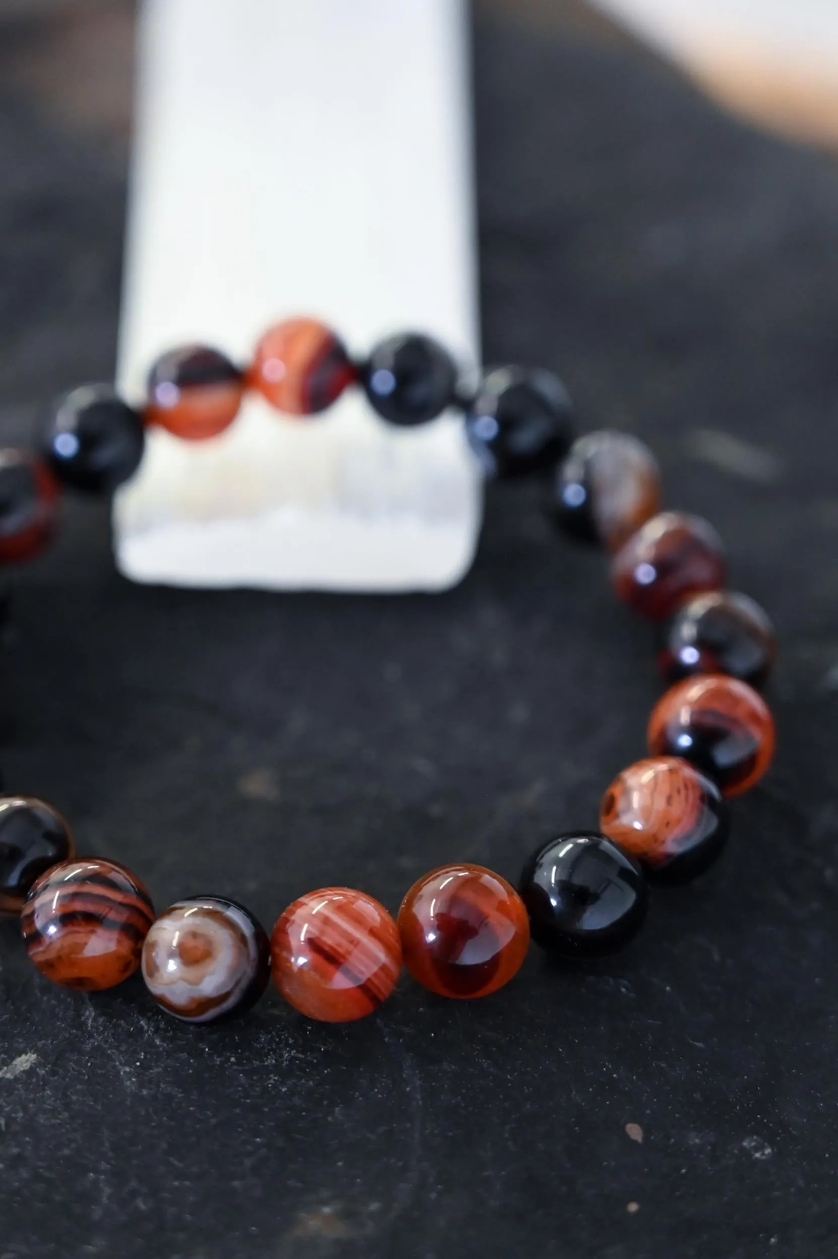 Perspective Is Everything Brown Agate Bracelet all