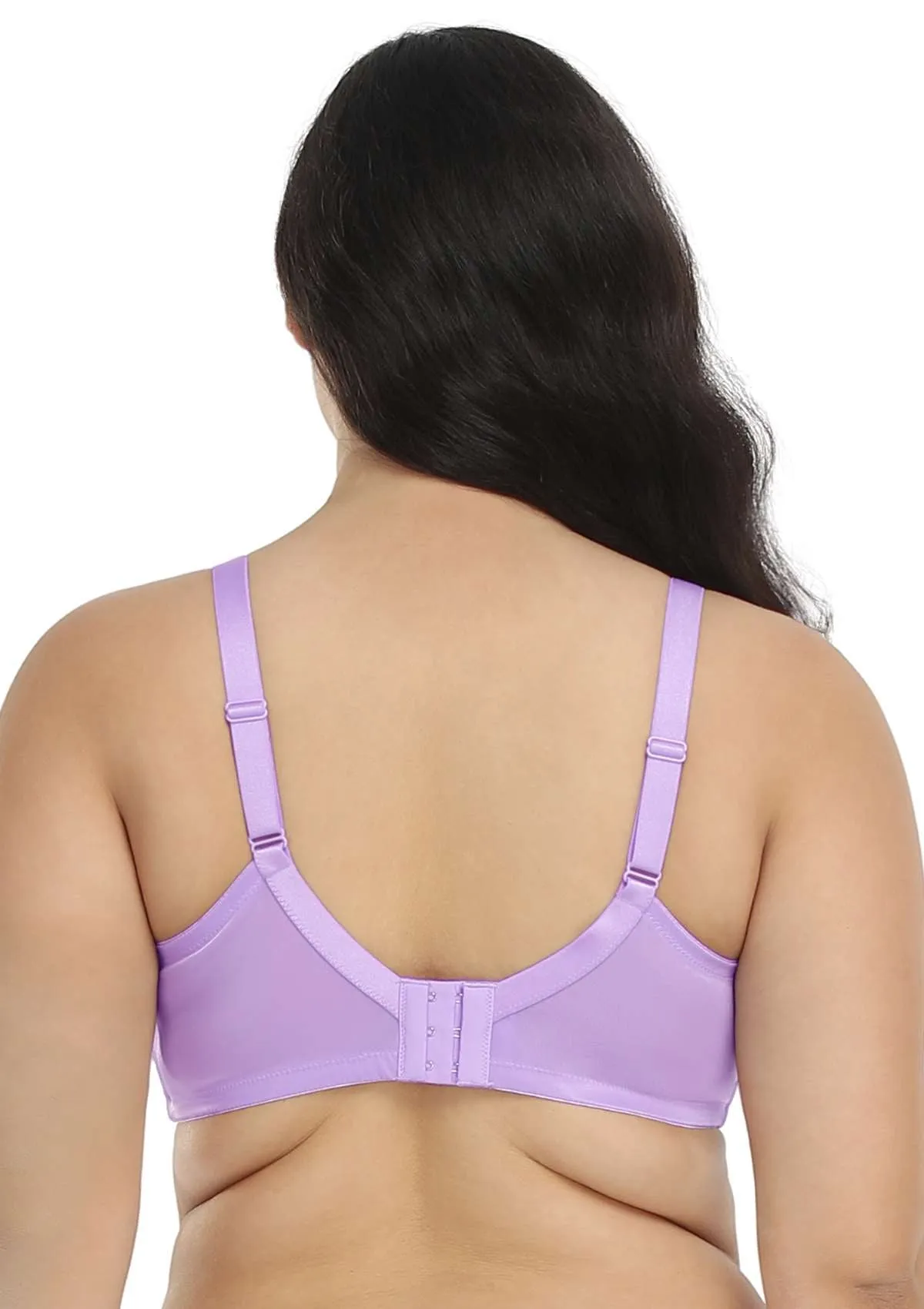 Pretty In Petals Purple Unlined Strappy Lace Underwire Bra Set