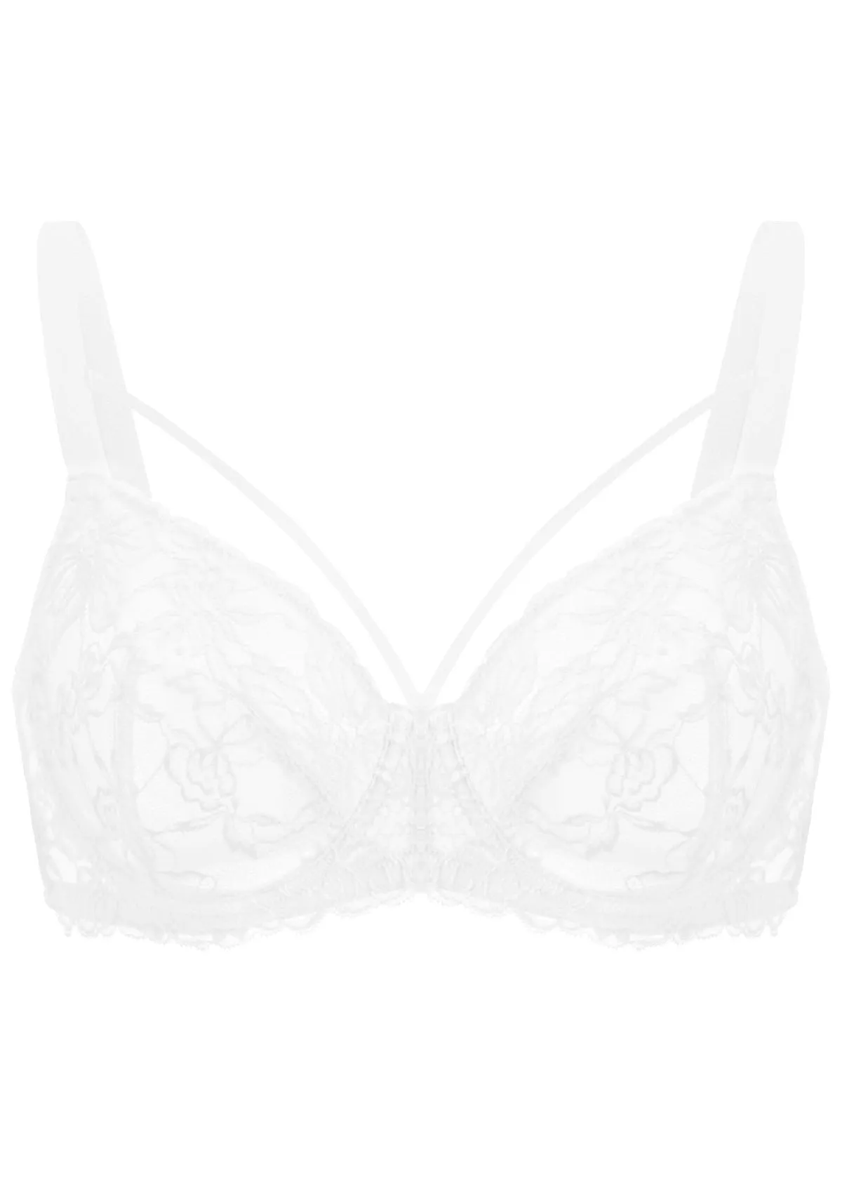 Pretty In Petals Strappy Lace Unlined Bra