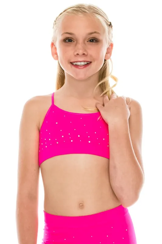 Rhinestones Bra Top