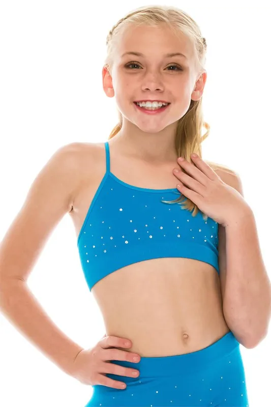 Rhinestones Bra Top