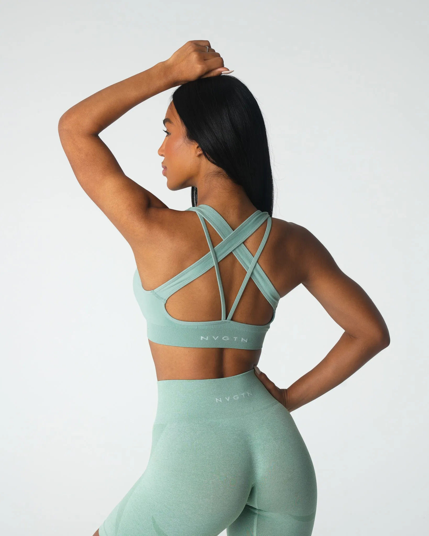 Sage Green Inspire Seamless Bra