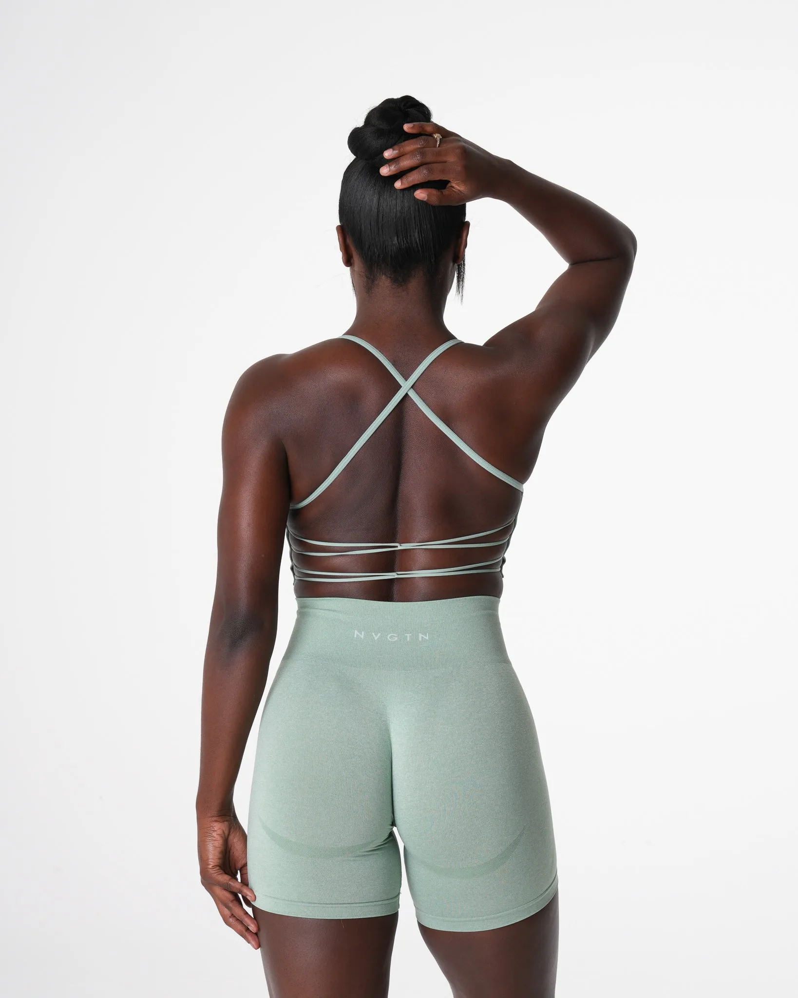 Sage Green Invincible Seamless Bra