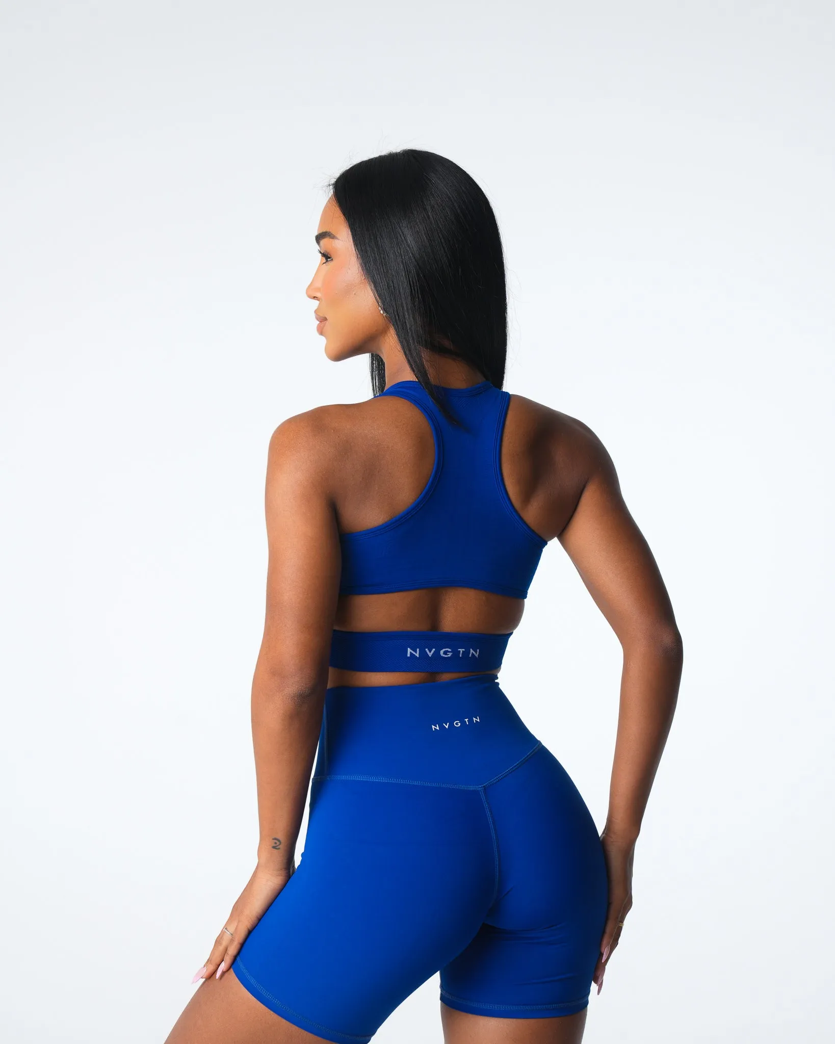 Sapphire Blue Rise Seamless Bra