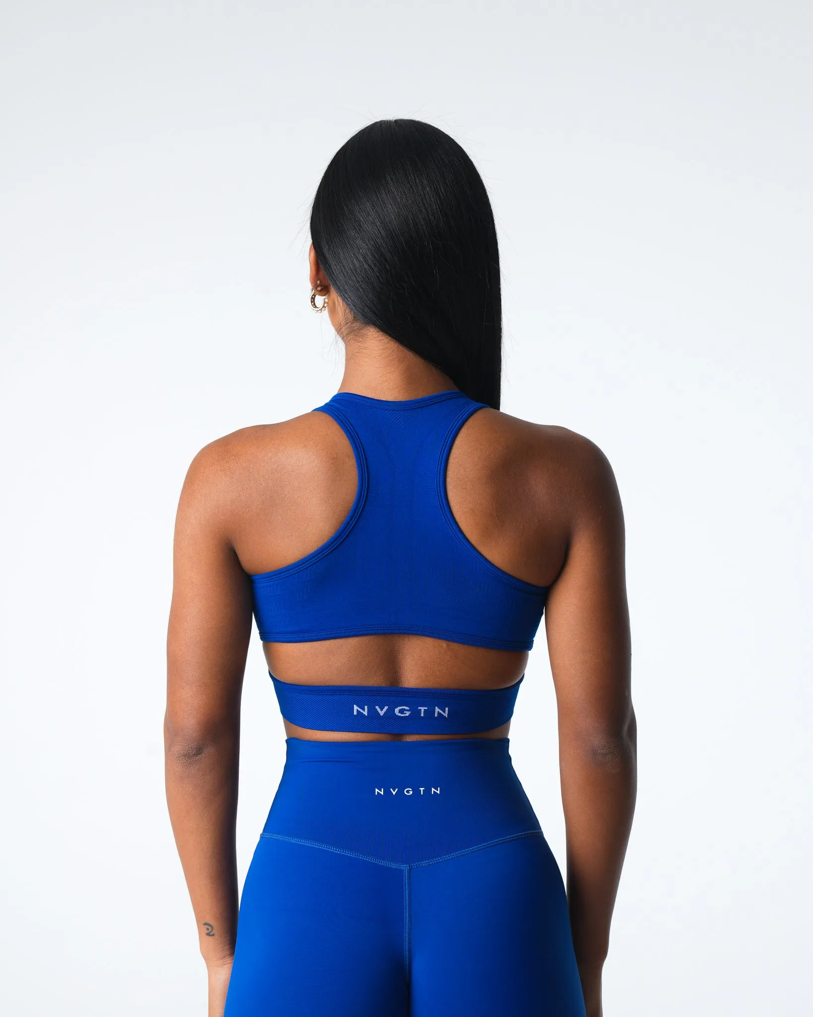 Sapphire Blue Rise Seamless Bra