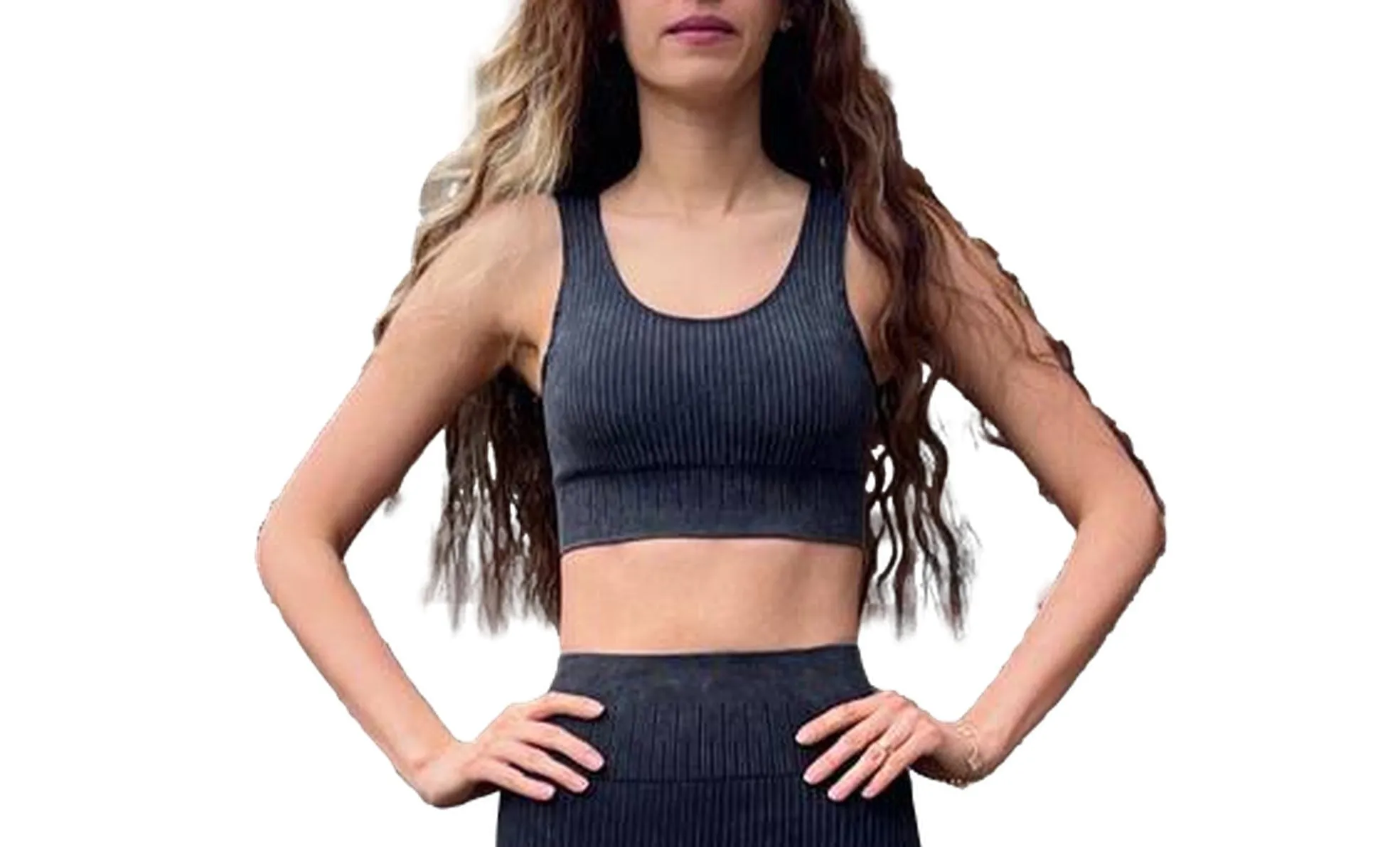 Seamless Bra - Charcoal