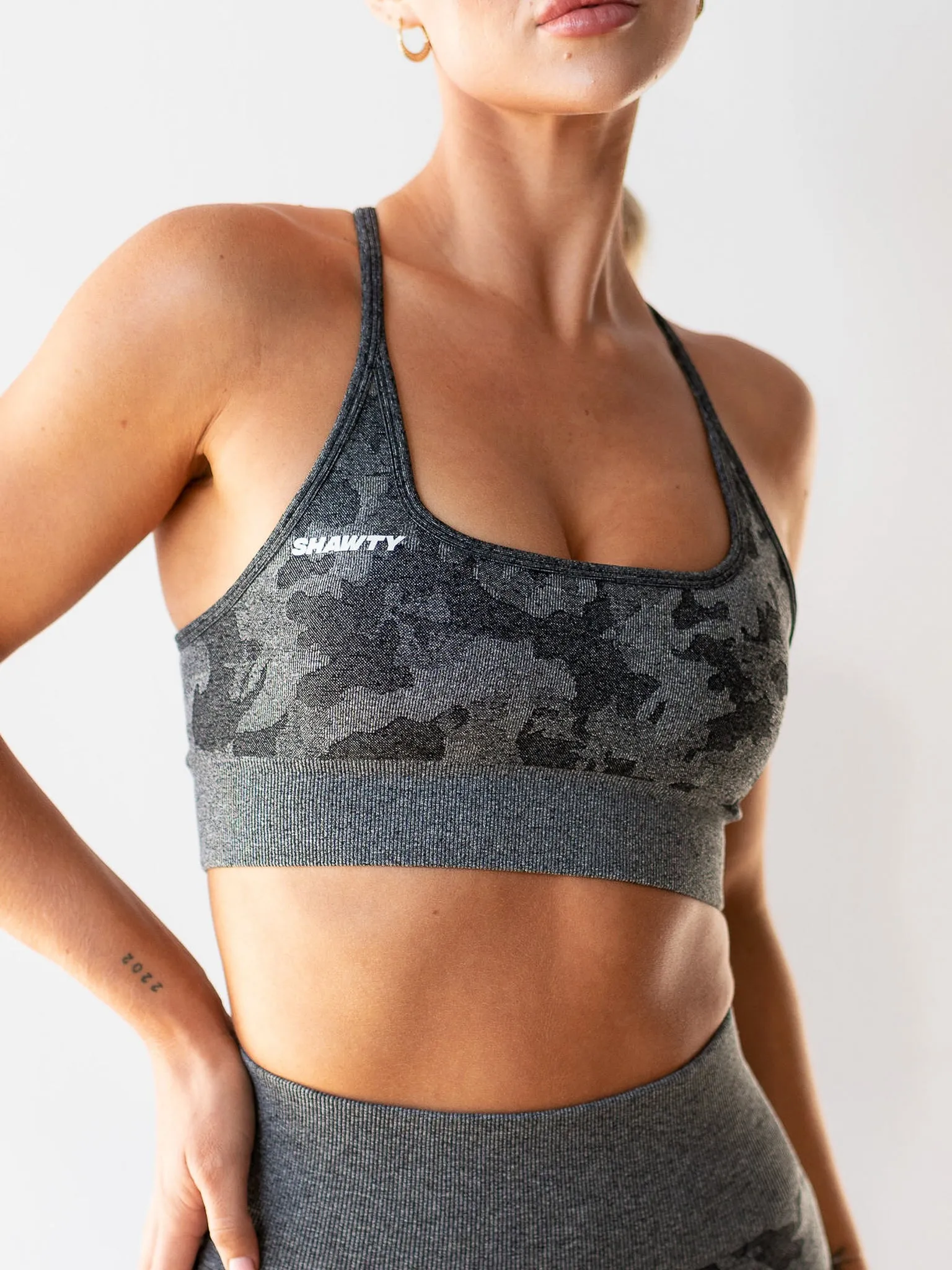 Seamless Camo Bra