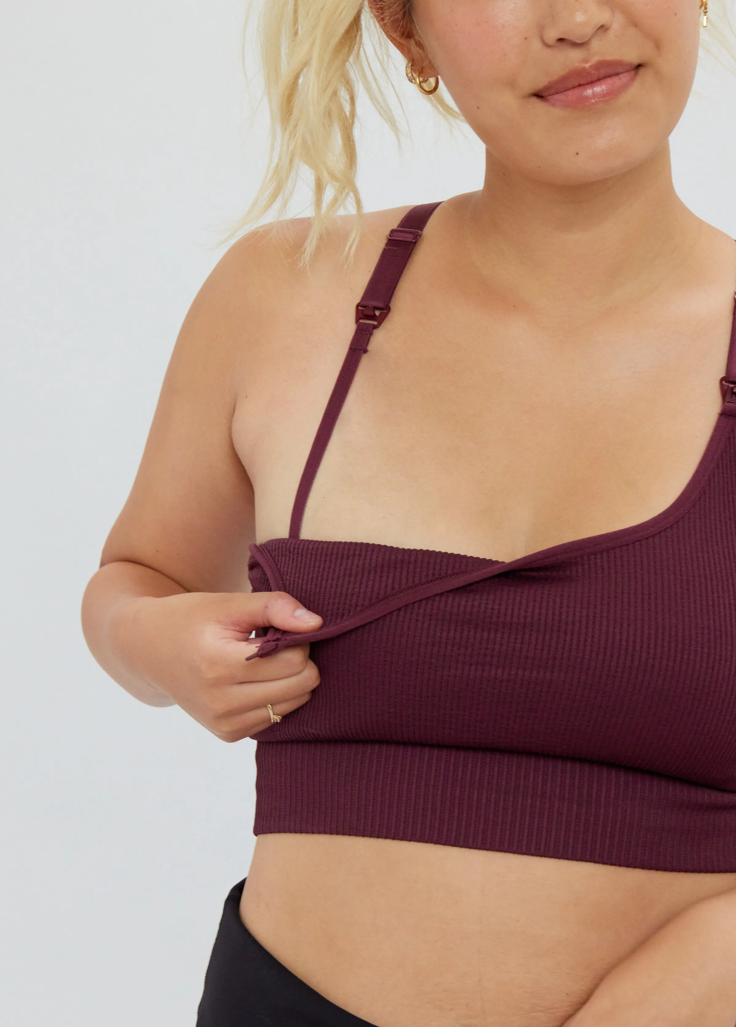 Seamless Nursing Sports Bra