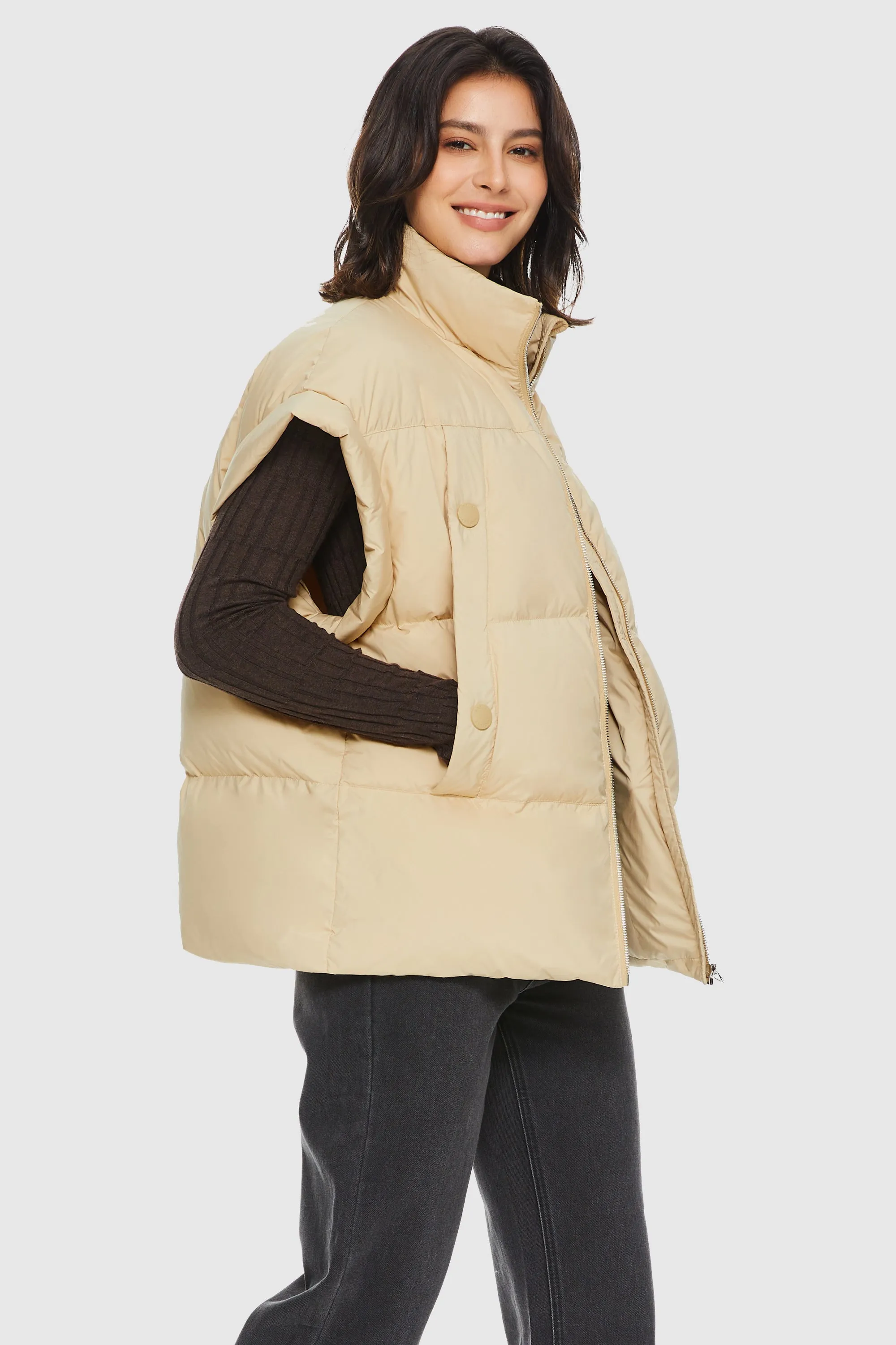 Sleeveless Classic Puffer Vest