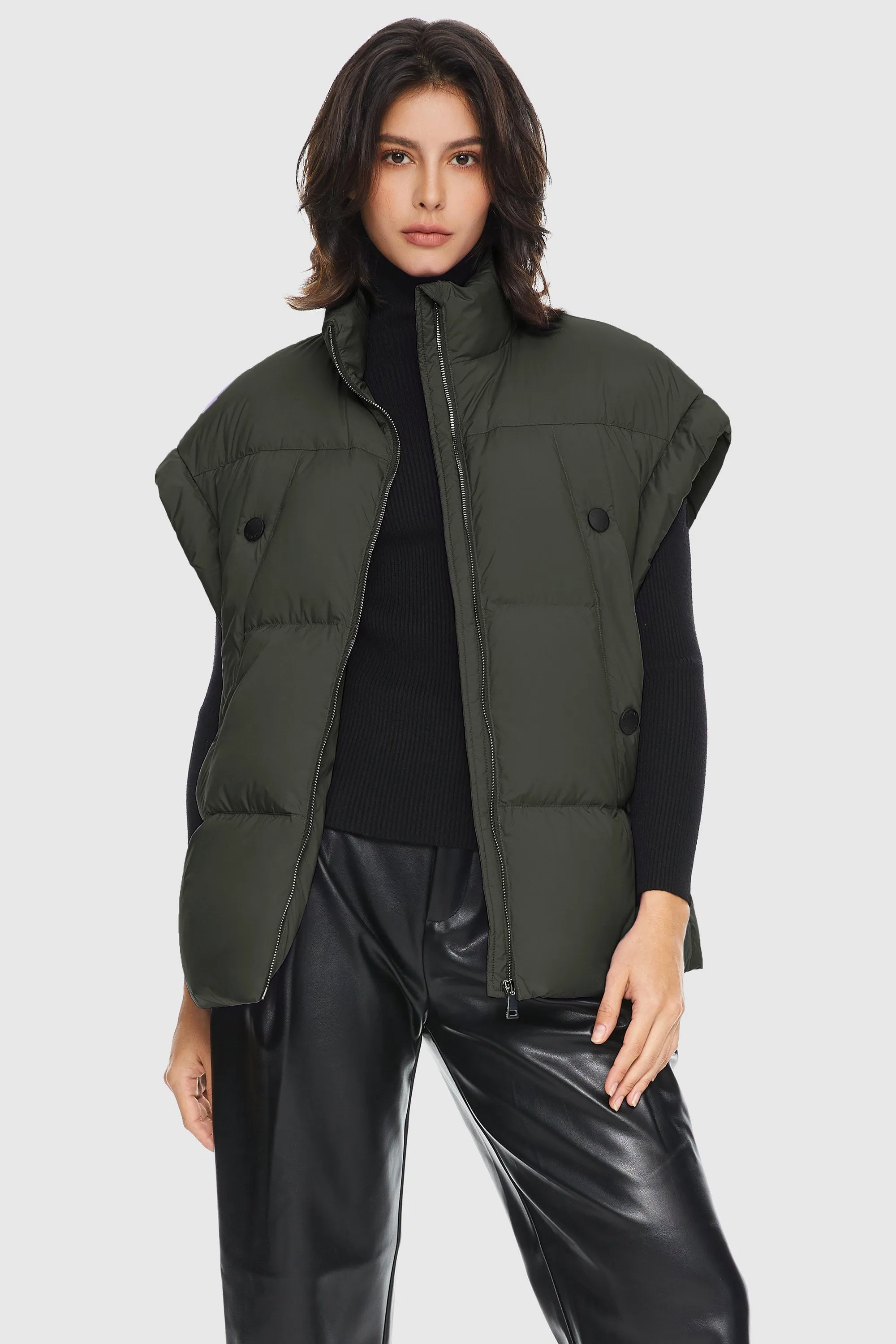 Sleeveless Classic Puffer Vest