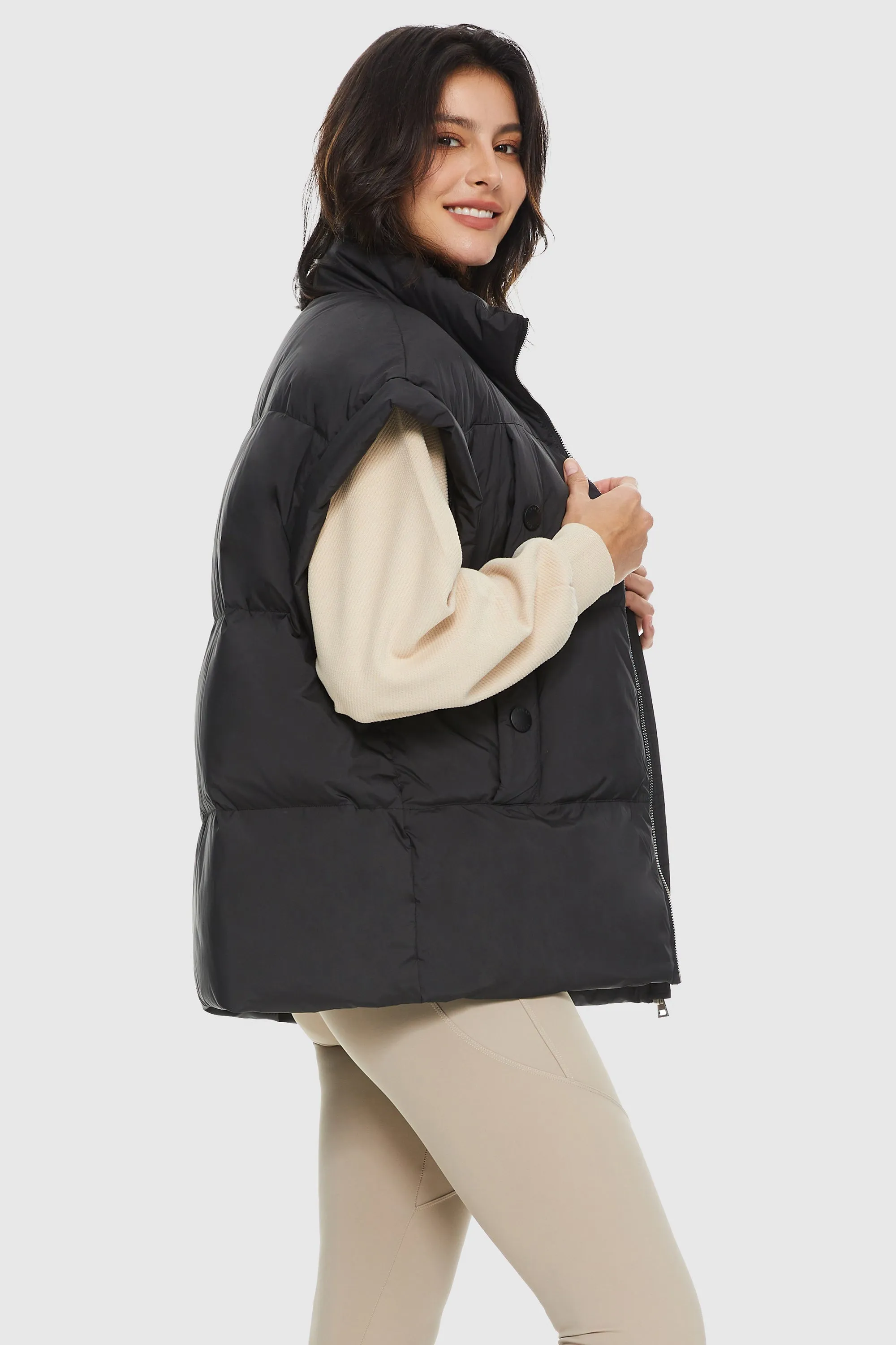 Sleeveless Classic Puffer Vest