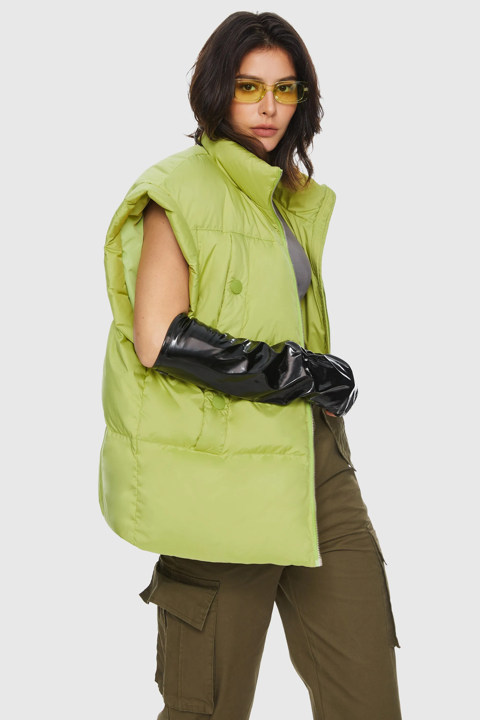 Sleeveless Classic Puffer Vest