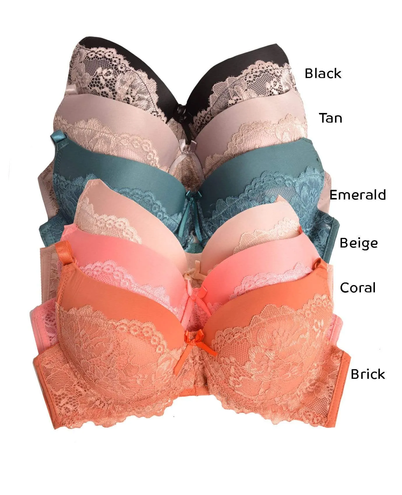 Sofra Floral Lace Bra