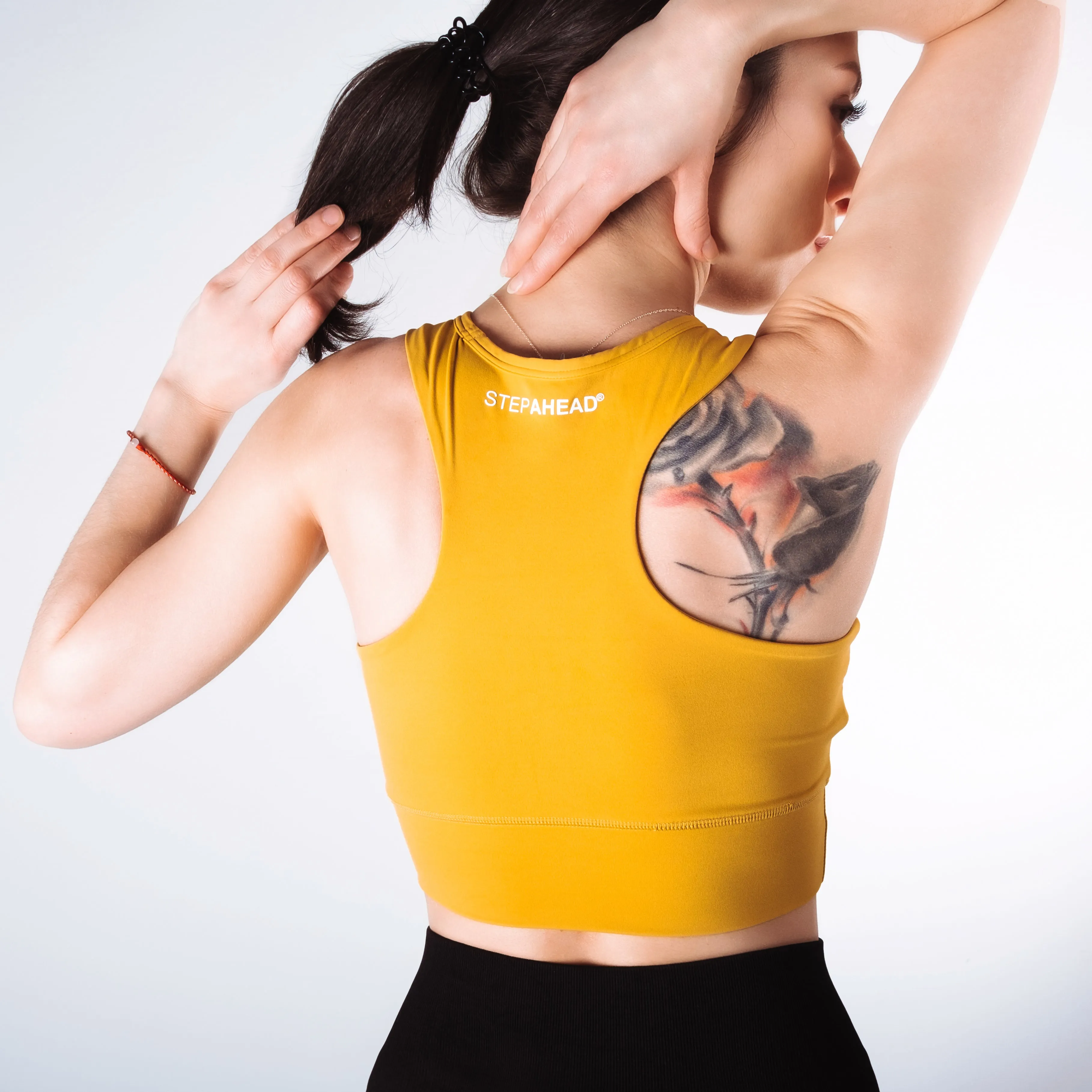 Step Ahead Seamless Sports Yellow Bra