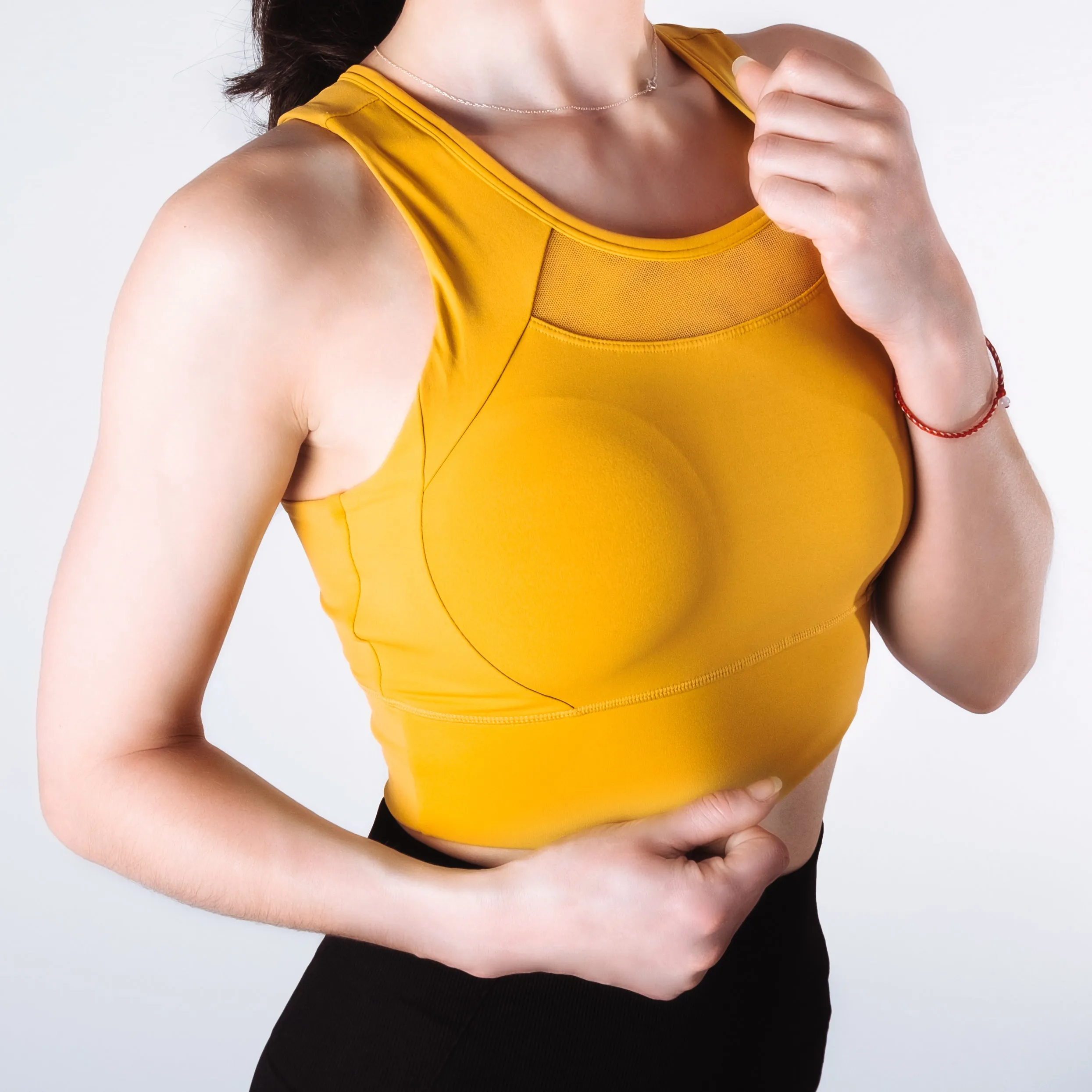 Step Ahead Seamless Sports Yellow Bra