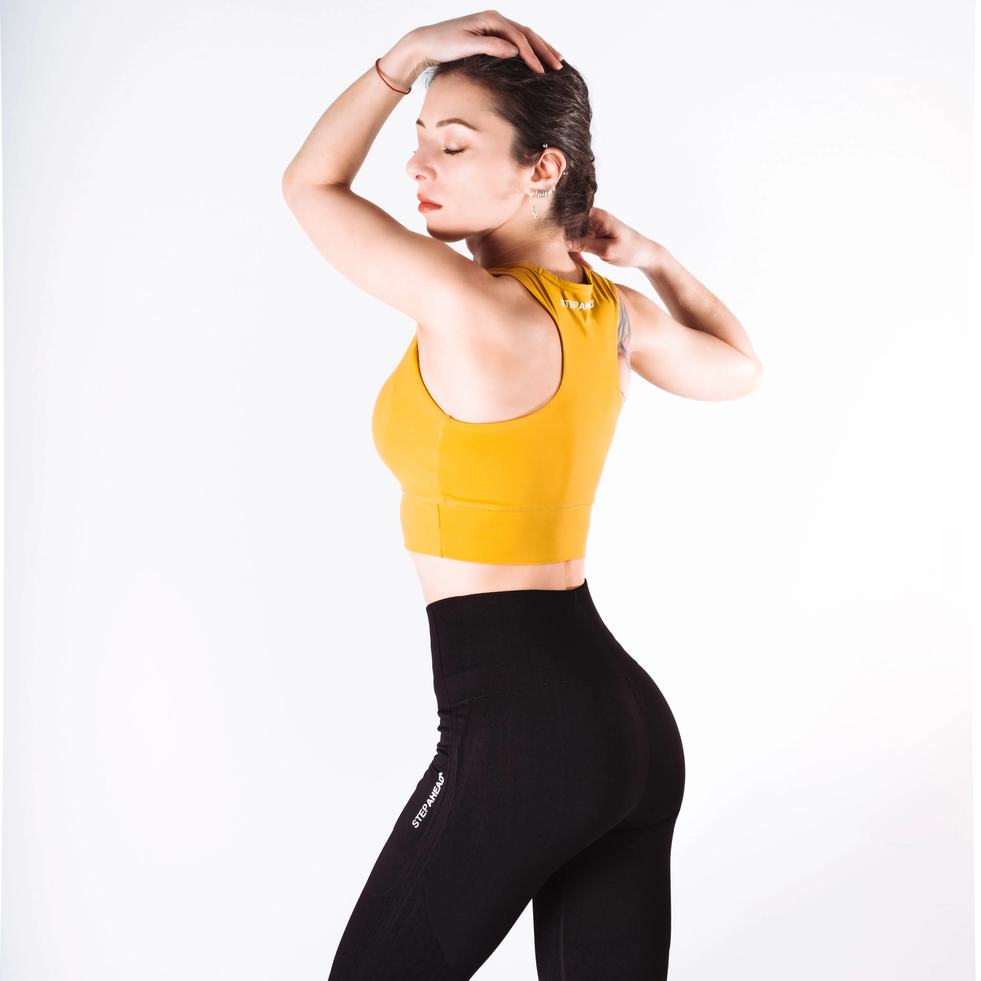 Step Ahead Seamless Sports Yellow Bra