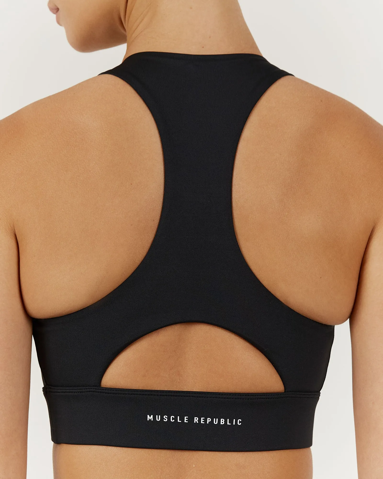 STRUCTURE III SPORTS BRA - BLACK