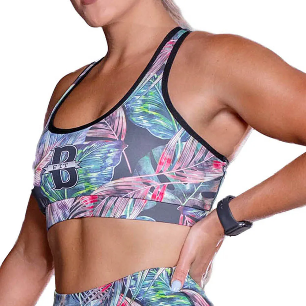 Women's Tropics Racerback Sports Bra