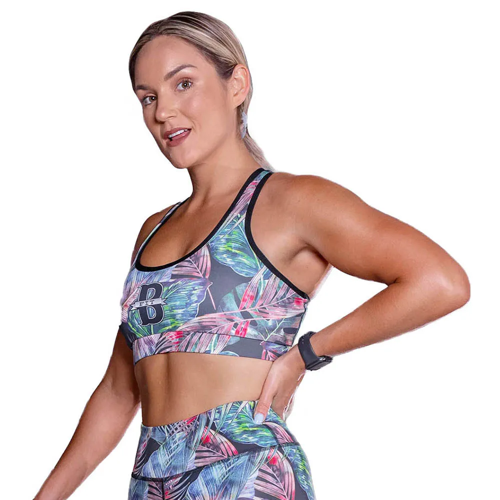 Women's Tropics Racerback Sports Bra